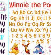 Image result for Winnie the Pooh Letter Font