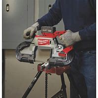 Image result for Battery Powered Band Saw with Stand