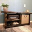 Image result for Distressed Wood TV Stand