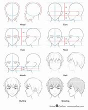 Image result for Anime Male Head