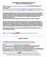 Image result for 90 Day Notice to Terminate Tenacy