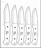 Image result for Fillet Knife Patterns