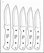 Image result for Free Knife Templates