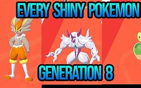 Image result for All Shiniy Pokemon Gen 8. List