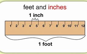 Image result for Feet and Inch Measurement