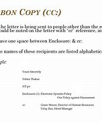 Image result for Carbon Copy Example