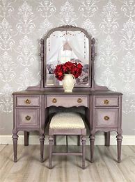 Image result for Antique Makeup Vanity Table