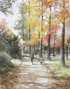 赤坂孝史の水彩画　AKASAKA TAKASHI watercolorの画像|エキサイトブログ (blog) | 水彩風景画, 風景スケッチ, 風景の絵