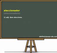 Image result for aleccionador