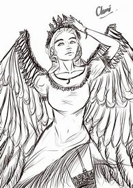 Image result for Female Dark Angel Drawings