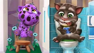 Image result for My Talking Tom Toilet