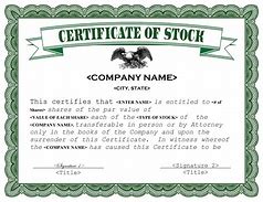 Image result for LLC Stock Certificate
