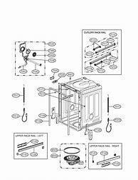 Image result for LG Dishwasher Parts Diagram
