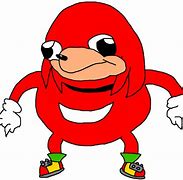 Image result for Ugandan Knuckles Transparent PNG