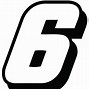 Image result for NASCAR Number 6 Logo
