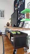 Image result for TV Stand Entertainment Center DIY Grey