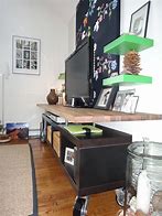 Image result for Floating TV Stand White