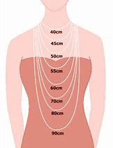 Image result for Necklace Length Chart Cm