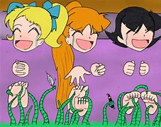 Image result for Blossom and Buttercup Fighting