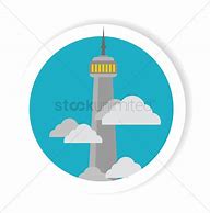Image result for Red and White Tower Clip Art