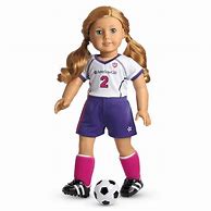 Image result for Blonde American Girl Doll Soccer