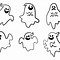 Image result for Halloween Ghost Pattern