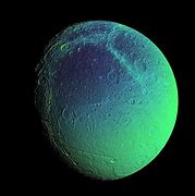 Image result for Saturn Moon Dione