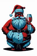 Image result for Hipster Santa Claus Cartoon