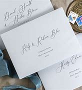 Image result for Writing Wedding Invitation Envelopes