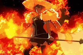 Image result for Anime Fire Battle Mage Martial Arts