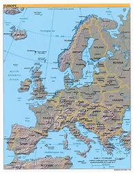 Image result for World Map Showing Europe