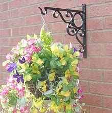 Image result for Hanging Flower Basket Brackets