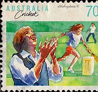 Image result for Green Cricket Stamp