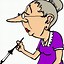 Image result for Old Lady Cartoon with White Hair