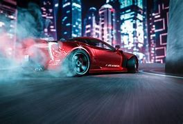 Image result for Red Car Drifting