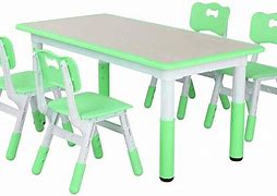 Image result for Adjustable Height Preschool Table