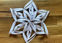 Image result for Snowflake Paper. Fold