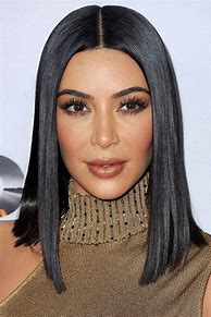 Image result for Kim Kardashian Sleek Hair
