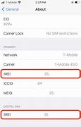 Image result for iPhone IMEI 2