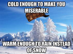 Image result for Miserable Weather Memes