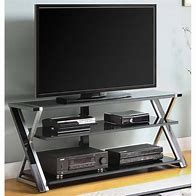 Image result for Glass TV Stands Flat Screens