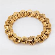 Image result for 18 Carat Gold Bracelet