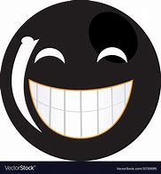 Image result for Black Smiley-Face Emoji