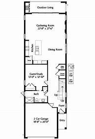 Image result for Narrow Lot Mediterranean House Plans