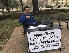 Image result for iPhone Battery Apple Juice Meme