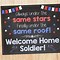 Image result for Welcome Home Deployment Signs