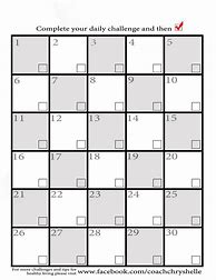 Image result for 30-Day Challenge Template