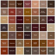 Image result for Natural Color Chart