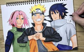 Image result for Naruto Sasuke Sakura Drawing