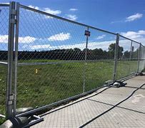 Image result for Temporary Chain Link Fence